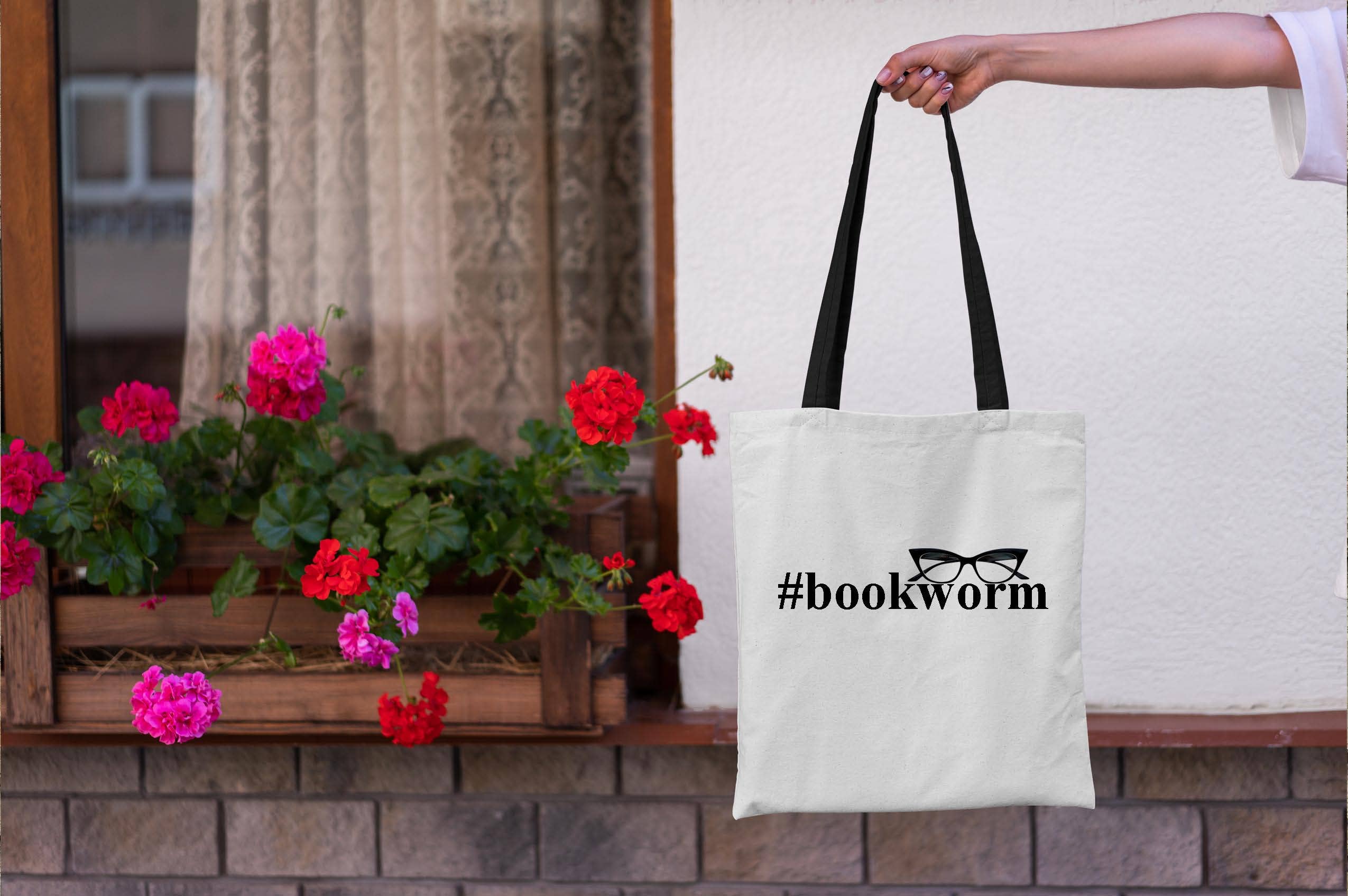 Fly Paper Products - Wholesale Tote Bag - Unisex - Bookworm Cotton Book Bag Tote Bag1