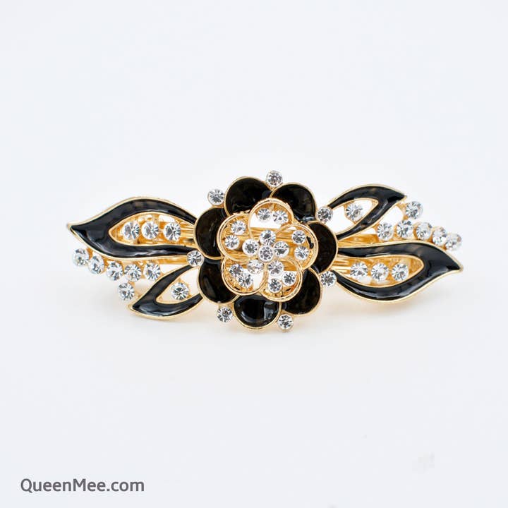 QueenMee Accessories - Wholesale Hair Clip - Women's - Flower Hair Clip in Enamel