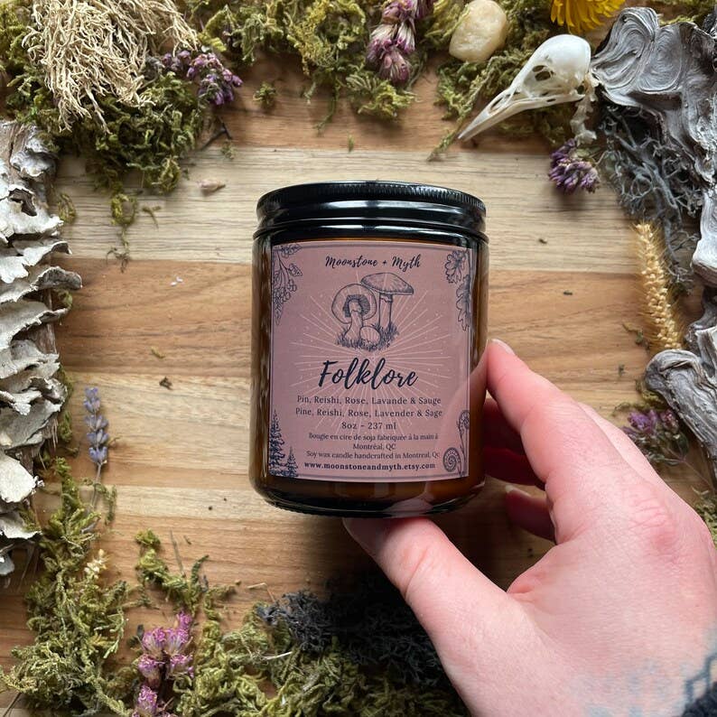 Moonstone and Myth – Engroshandel Glaslys – Folklore duftlys med 100 % sojavoks5