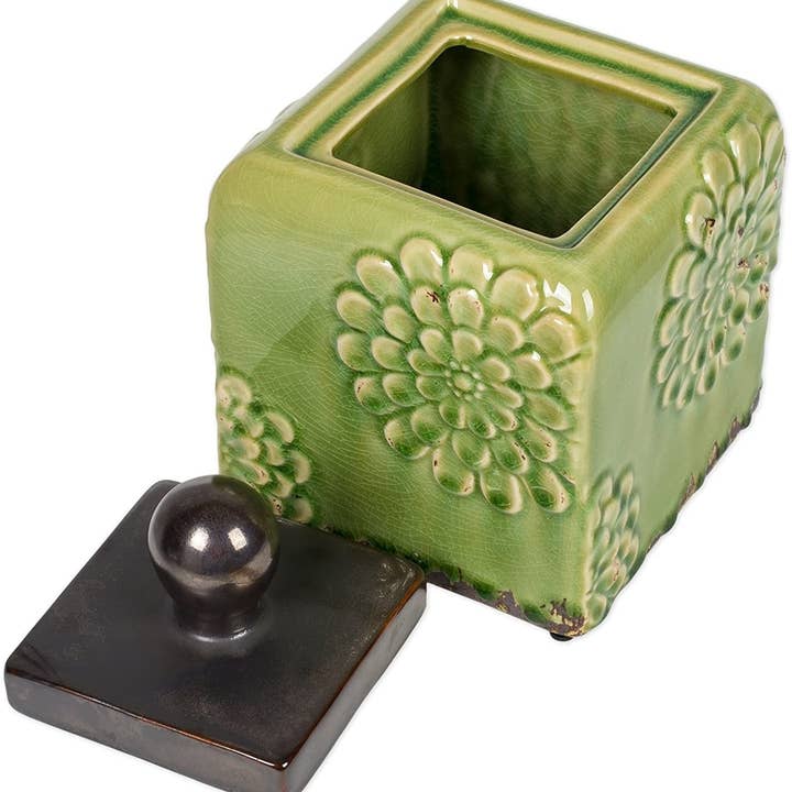 Drew Derose Design - Wholesale Canister Set - Multicolor Ceramic Canister Set – Farmhouse Kitchen Décor1