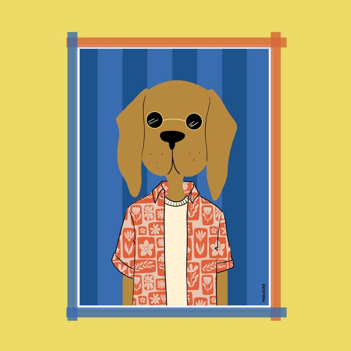 Hipster Dog for wholesale by Mariisoré