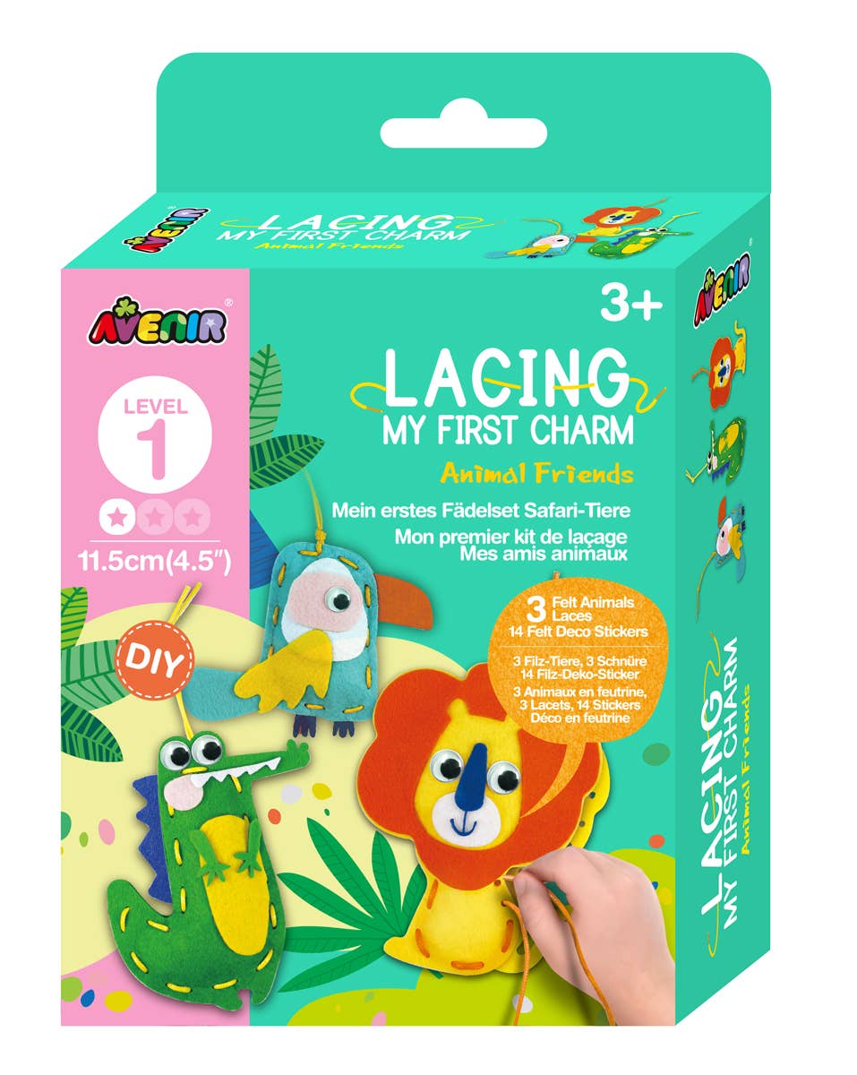 DAM - Wholesale DIY Craft Kit - Kids - Avenir - My First Lacing Kit ANIMAL FRIENDS0
