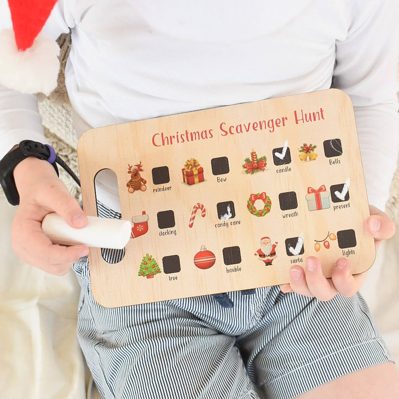 Inspired Wholesale - Wholesale Board game - Scavenger Hunt Board - Christmas2