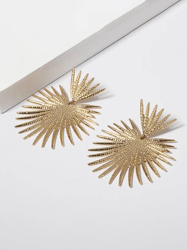 UZ Wholesale Store – Engroshandel Hængeøreringe og creoløreringe – Heart Shape Hollow Ensfarvede øreringe Tilbehør1