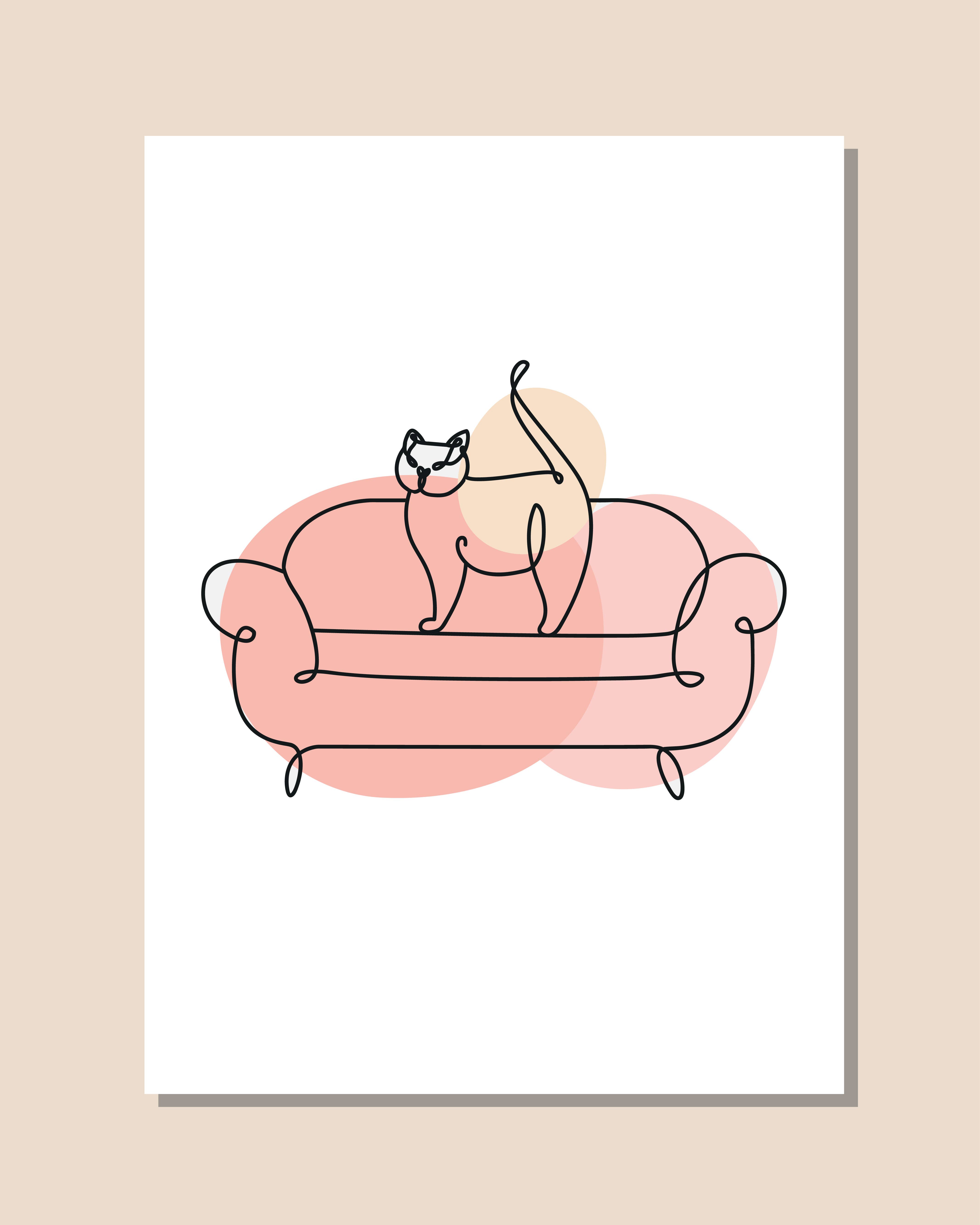 Emti – Großhandel Grußkarten für den Alltag – Set mit 5 bunten Hunde- und Katzen-Grußkarten4