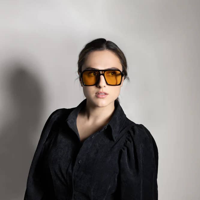 Cardsome - Wholesale Sunglasses – Women's - DONNA, black/yellow Sunglasses2