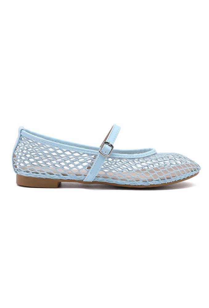 Joia Paris - Wholesale Flats - Women's - Mesh ballerinas with strap CQ-6773
