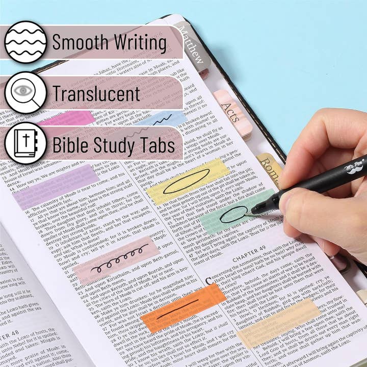 Mr. Pen - Wholesale Bookmark - Mr. Pen Sticky Tabs - 3200 Pieces for Easy Organization3