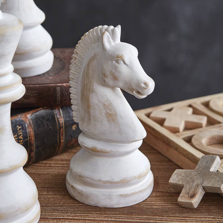 CTW Home Collection - Wholesale Sculpture - Resin Chess Sculpture - Knight