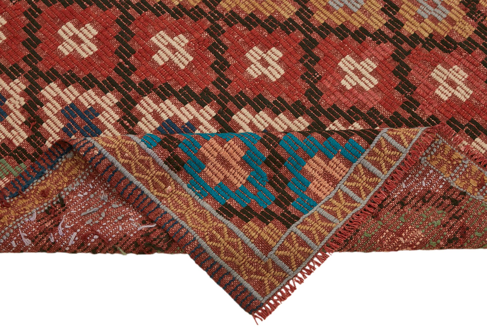 RUG N CARPET - Wholesale Area Rug - 6x9 Multicolor Oriental Kilim Rug - 459565