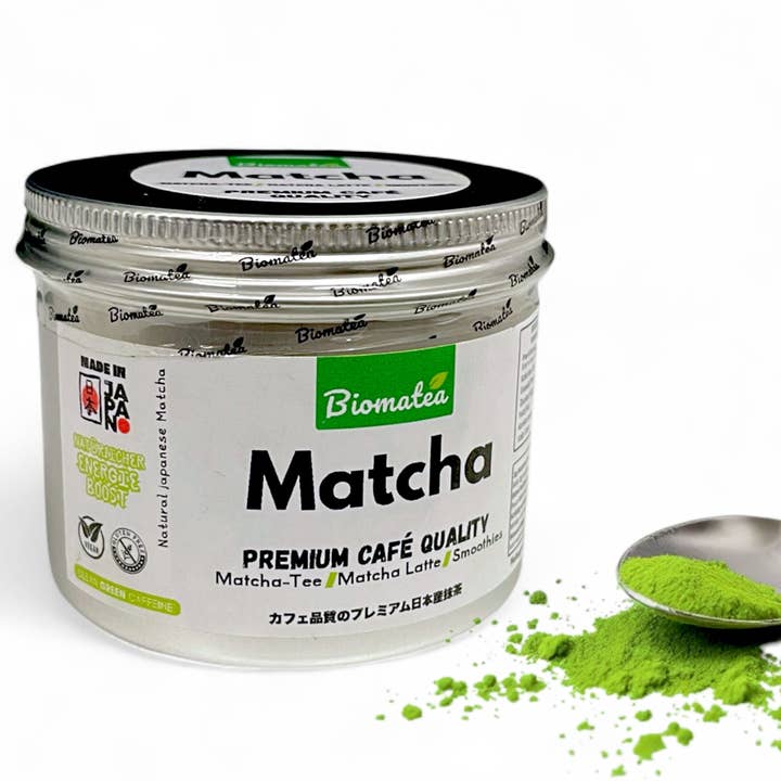 Biomatea - Wholesale Health/Detox Tea - 80g pure matcha from Japanese tencha green tea – Premium Grade Café Quality – For matcha latte, tea & smoothies