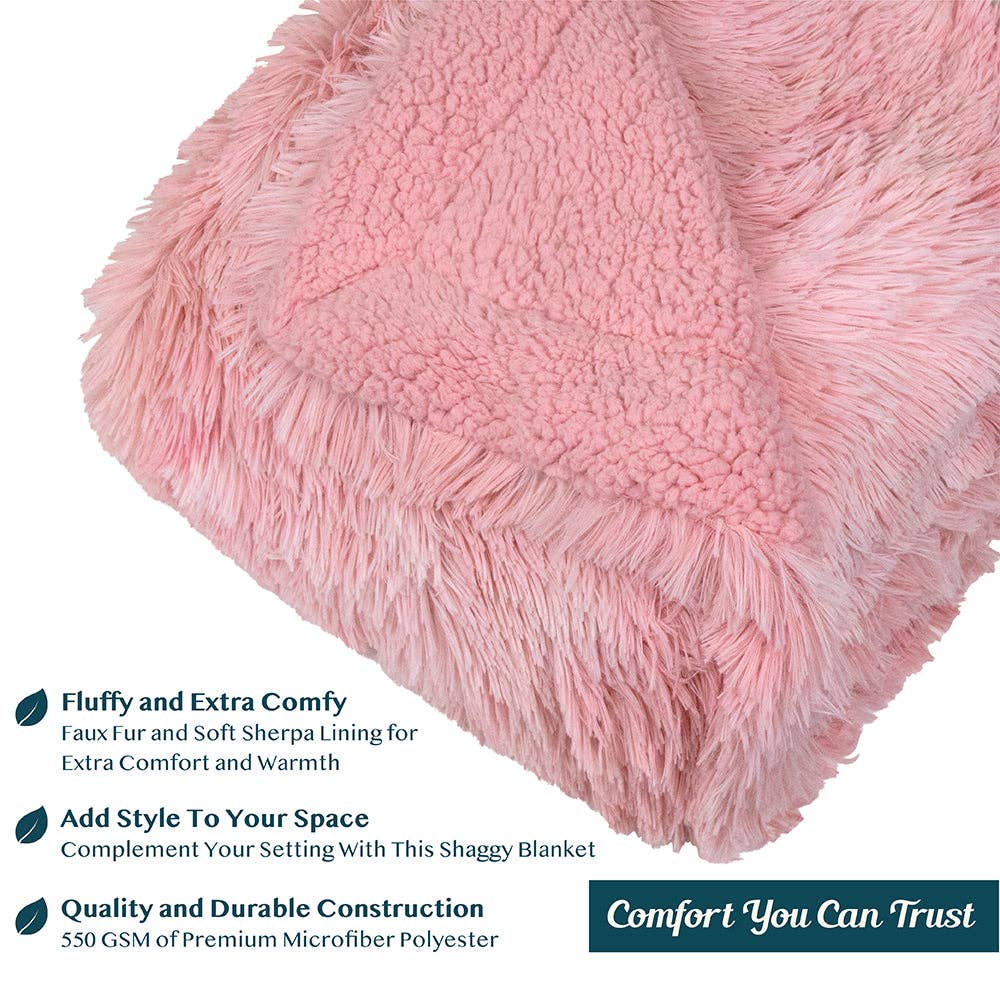 Pavilia - Wholesale Decoratiedeken - Pluche Sherpa Plaid van Imitatiebont34