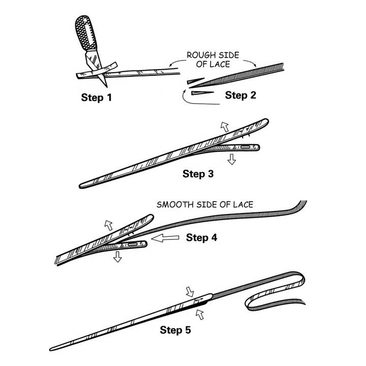 Realeather - Wholesale Craft Supplies - Two Prong Lacing Needles2
