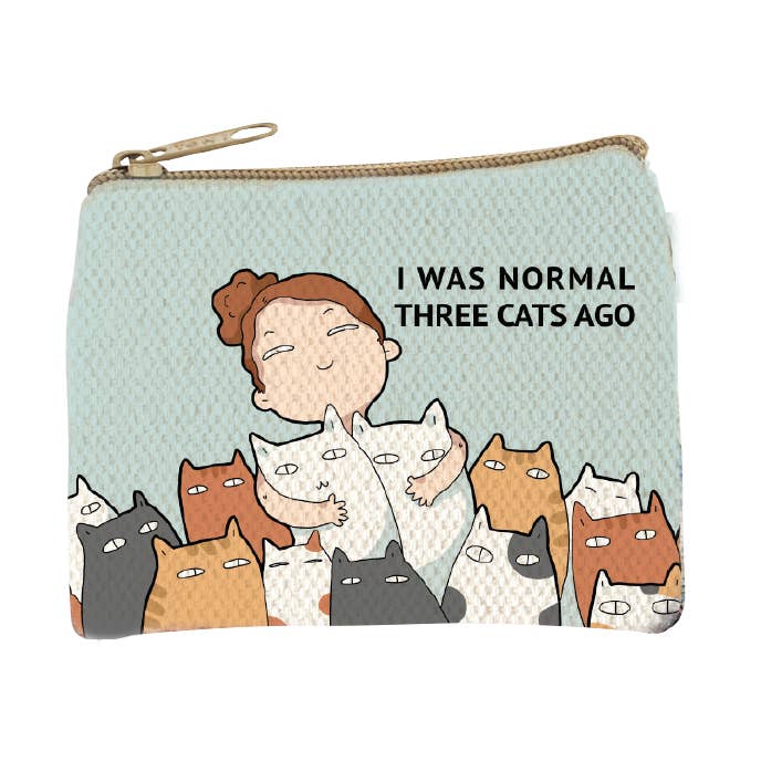 I Was Normal Three... Coin Purse for wholesale by Benjamin International