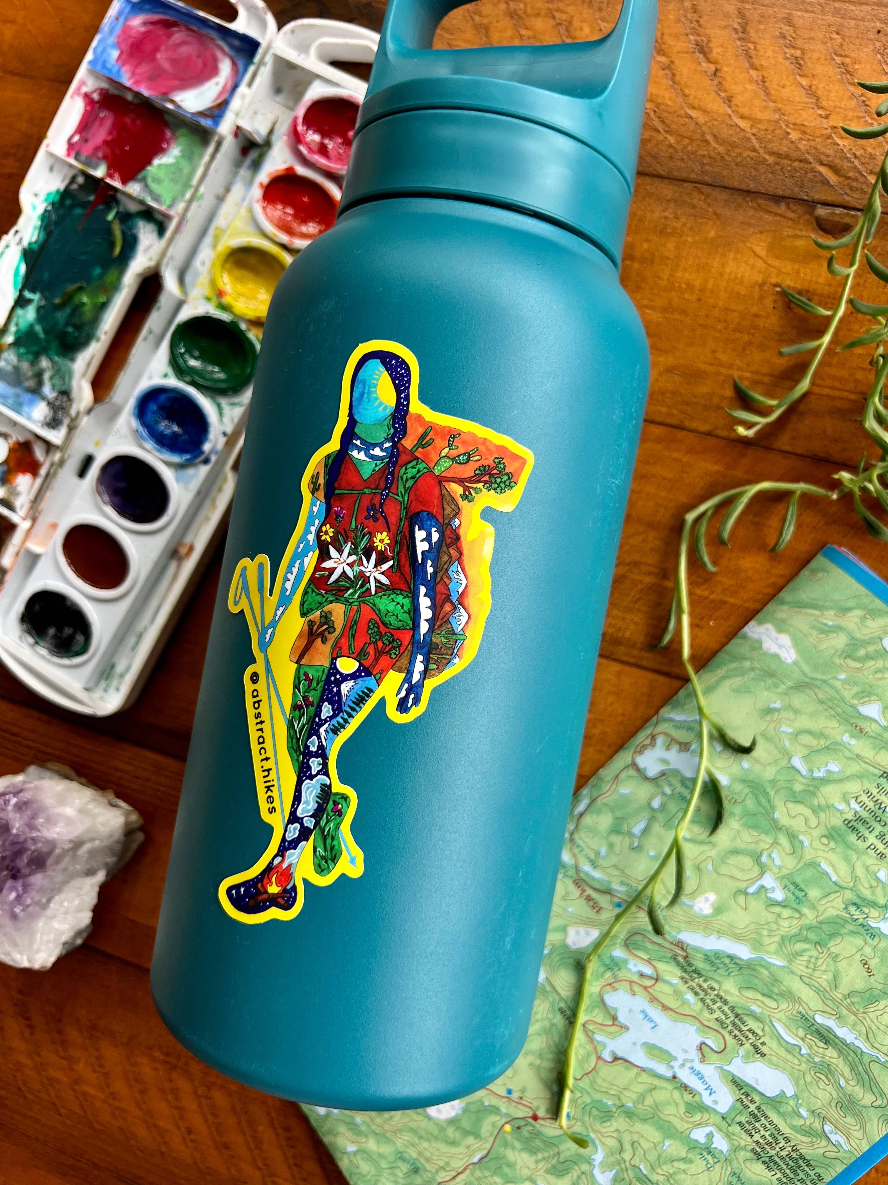 Abstract Hikes - Wholesale Sticker - Hiking Sticker: "Desert Lily"1