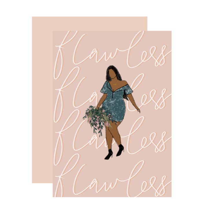 Kd Doll Greeting Card for wholesale by Aims Moon Paperie