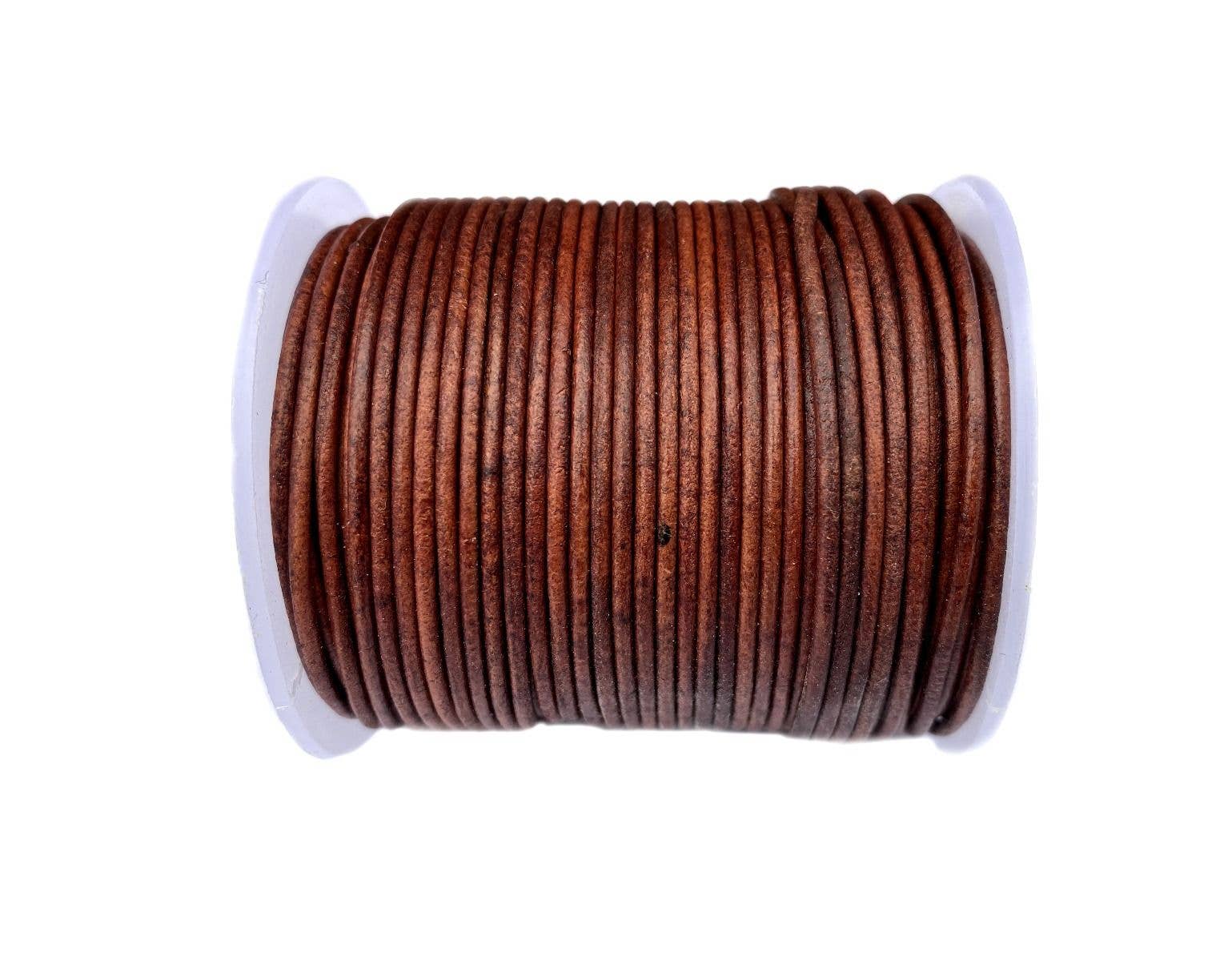 Round stitched nappa leather cord 6mm