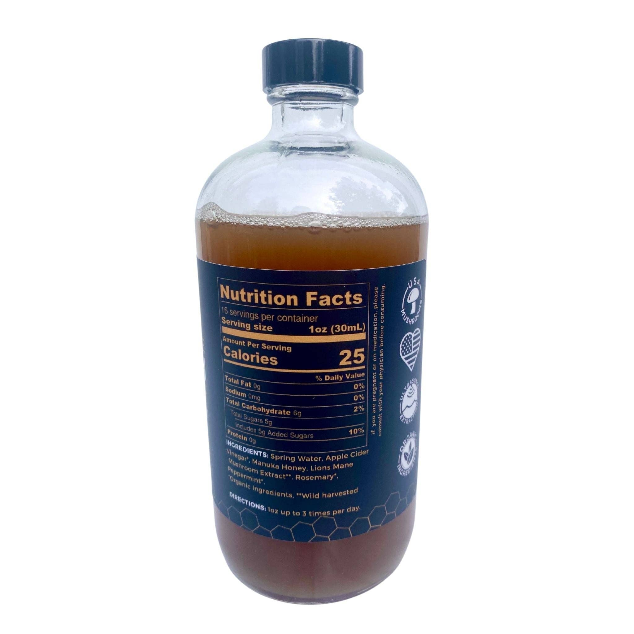 Manuka Mana - Wholesale Wellness Juice/Tonic - Lions Mane BRAIN Honey Tonic3