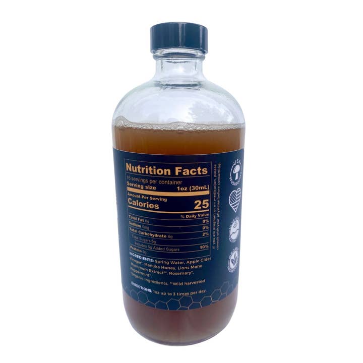 Manuka Mana - Wholesale Wellness Juice/Tonic - Lions Mane BRAIN Honey Tonic3