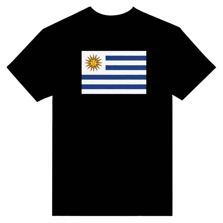 Pixelforma – wholesale T-shirts med screentryck – Unisex – T-shirt med Uruguay-flagga1
