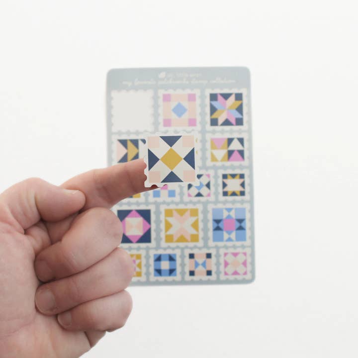 oh, little wren - Wholesale Sticker - Quilt Stamp Collection Sticker Sheet2