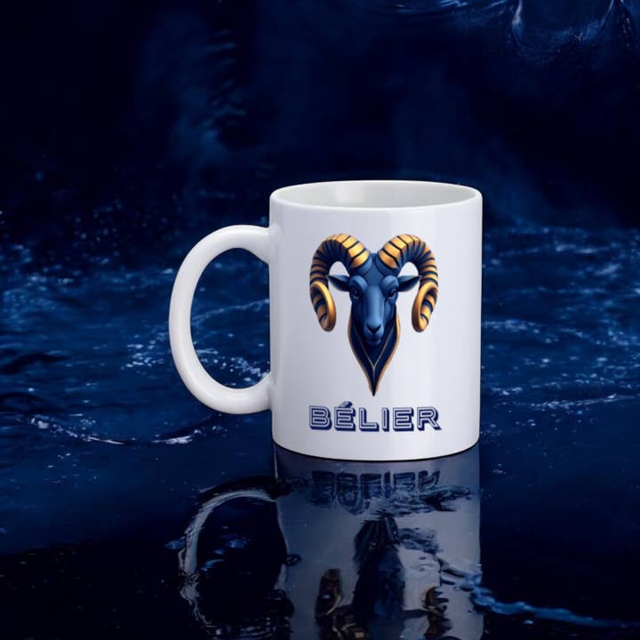 Emmanuel Création - Wholesale Coffee/Tea Cup - Mug, "Astrological Sign"