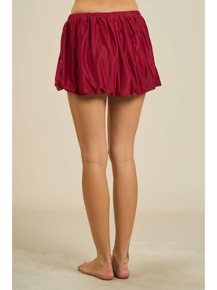 ANWND - Wholesale Shorts - Women's - 6643 Bubble Hem Drawstring Shorts1