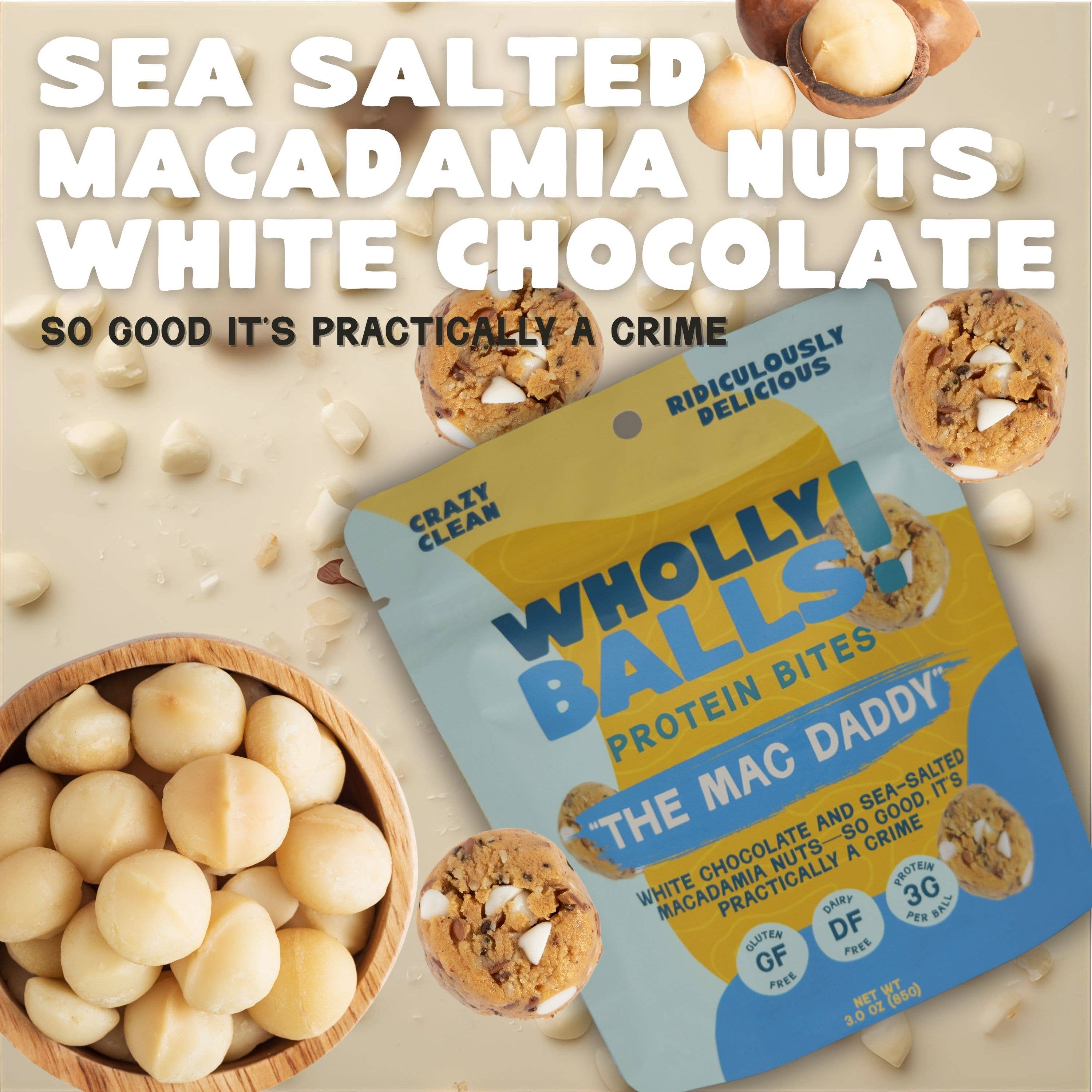 Wholly Balls! – wholesale Snack bar – The Mac Daddy1