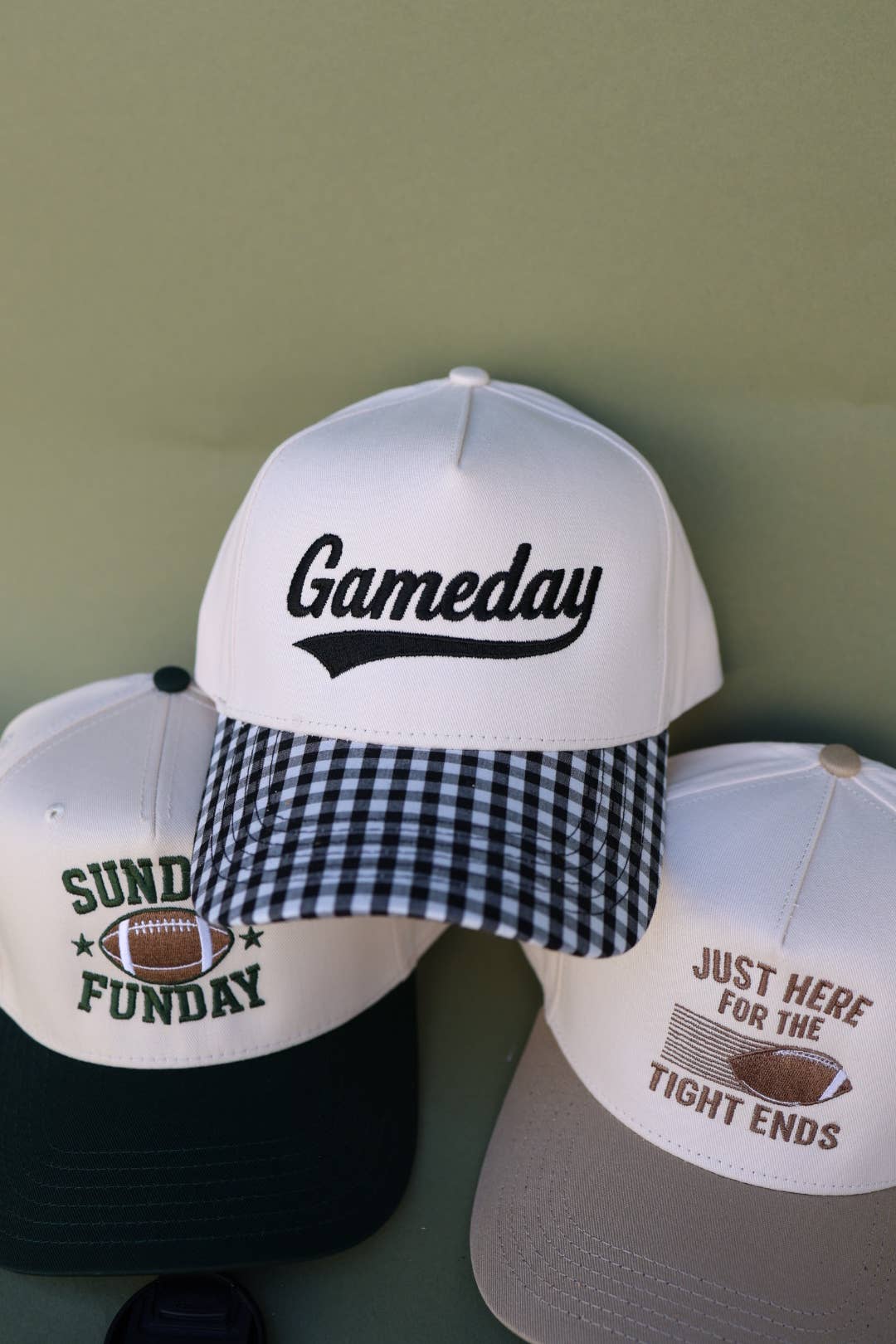 Electric label - Wholesale Trucker Hat - Women's - Gameday Gingham print hat 3