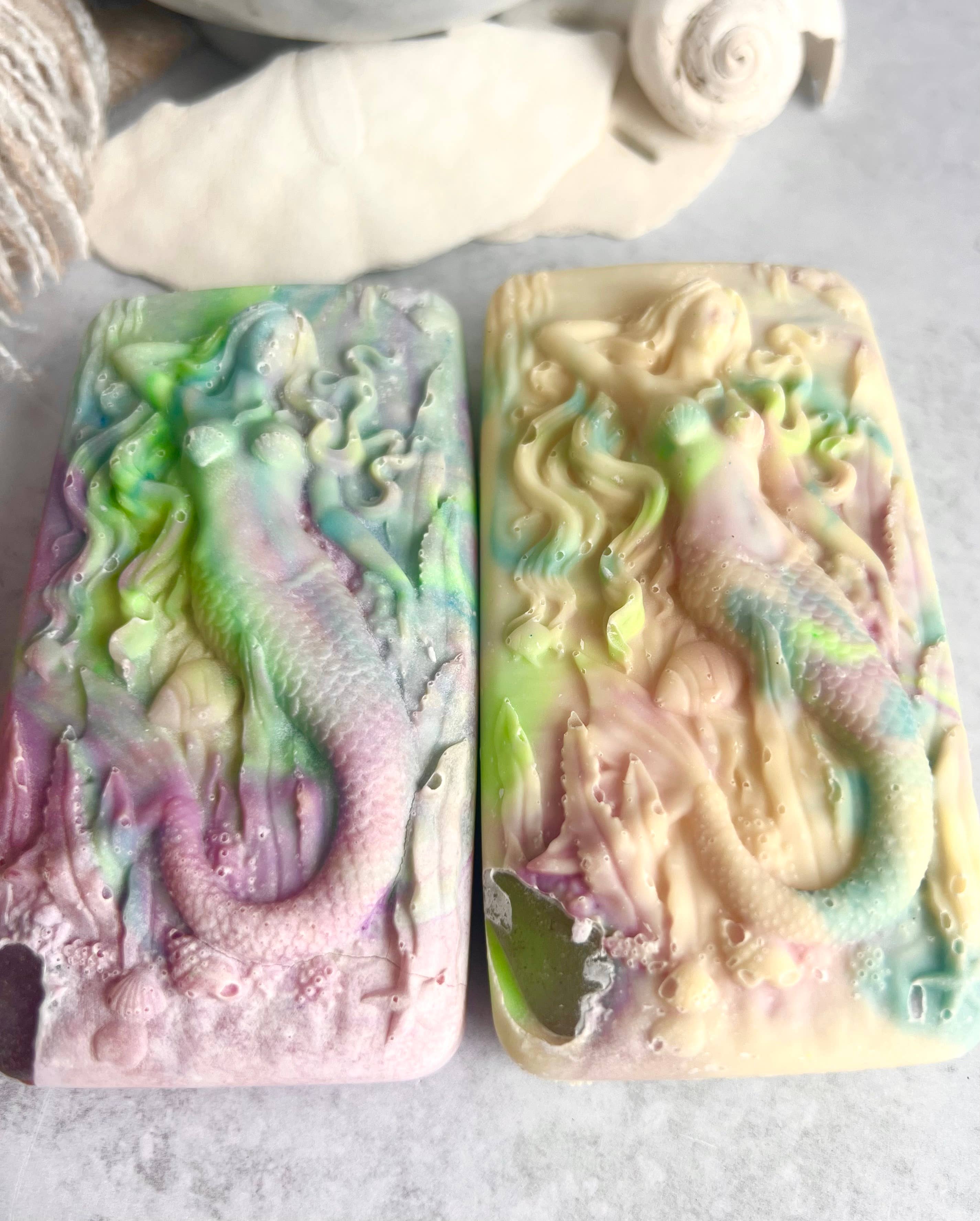 Fairyland Glade - Wholesale Bar Soap - 90s Hippie Hidden Sea Glass Sea Salt Soap MADE TO ORDER6