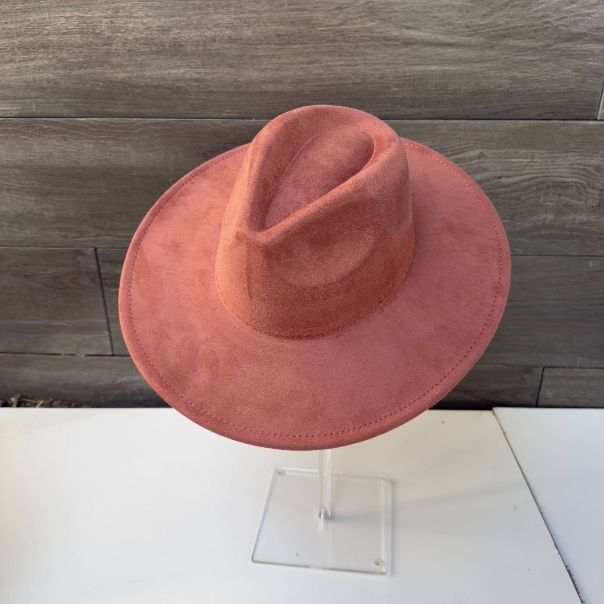 Queens INC - Wholesale Fedora - Women's - Fashion Classic Wide Brim Premium Suede Hat25