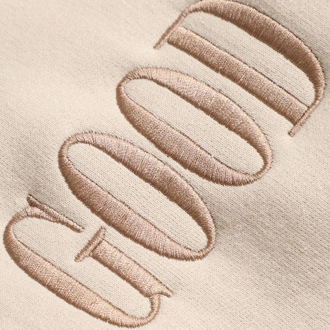 Fashion City - Wholesale Sweatshirt - Unisex - GOD IS GOOD Embroidered Heavyweight Sweatshirt5