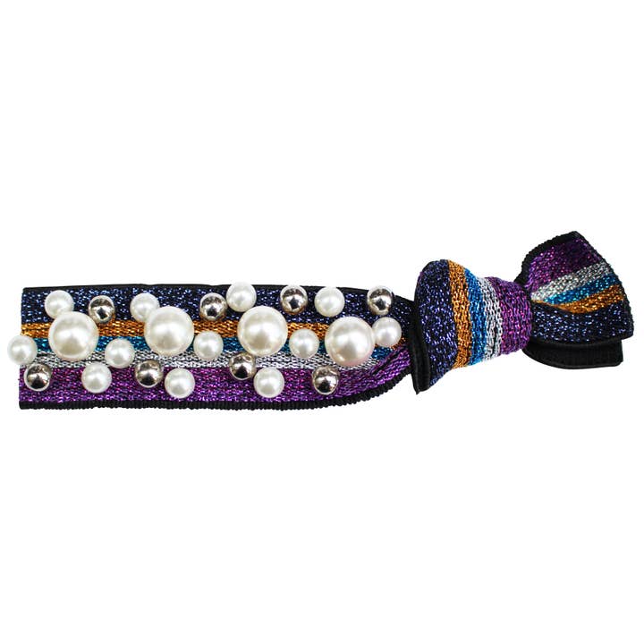 Gemelli – Engroshandel Hårbånd - Dame – Perle Stud Hair Tie12