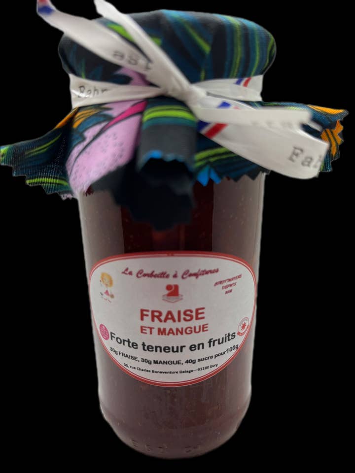 Strawberry and mango jam for wholesale by La corbeille à Confitures