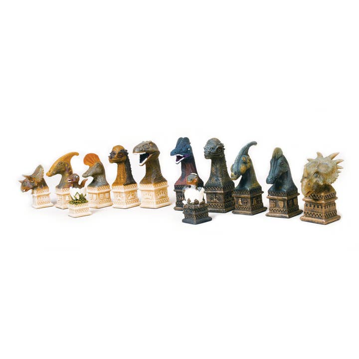 4" Dinosaur Chess for wholesale by Hansen Game Gift & Toy Company