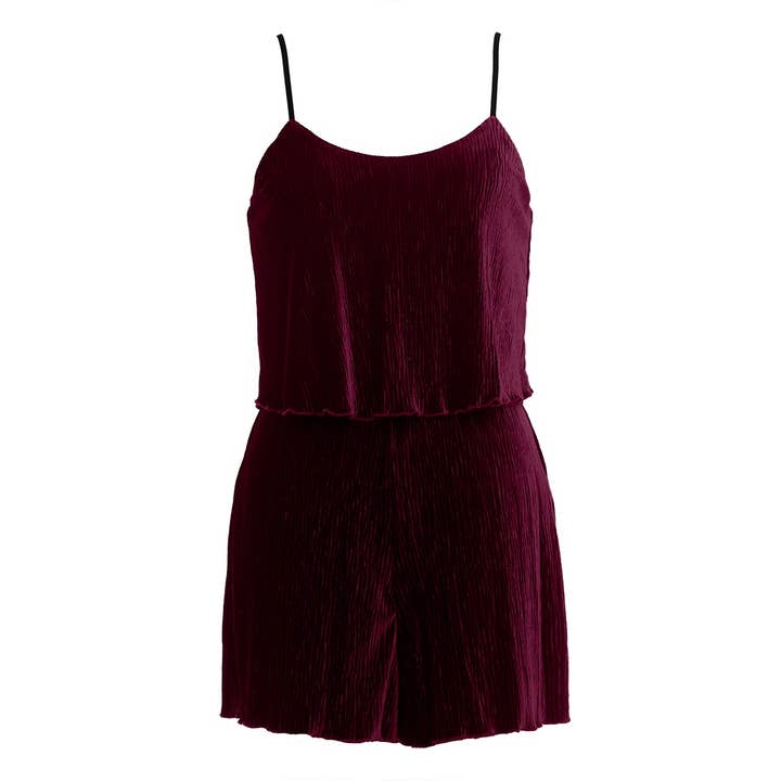 Naked Zebra Rack - Wholesale Romper - Women's - Double Tiered Lettuce Edge Romper4