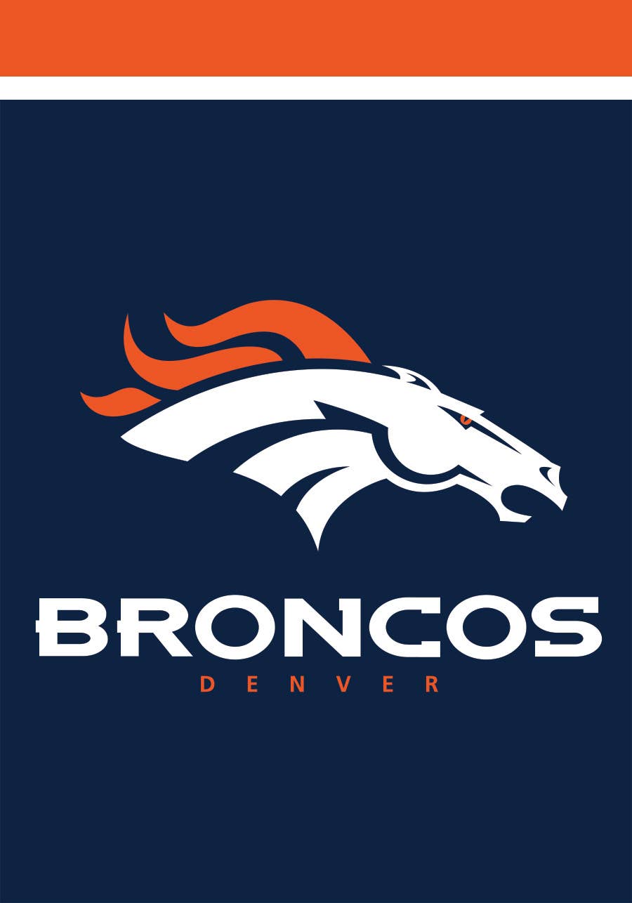 Briarwood Lane - Wholesale Flag - Denver Broncos NFL Garden Flag0