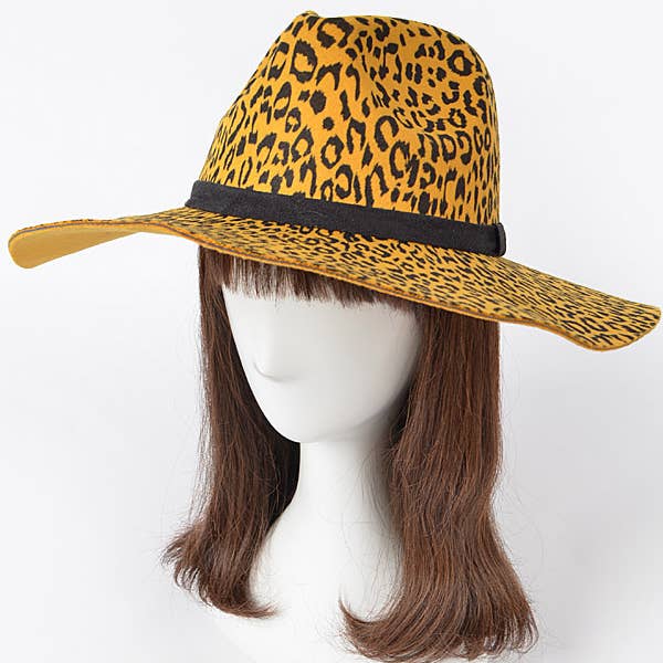Shop Neighbors - Wholesale Fedora - Women's - Leopard Print Fedora2