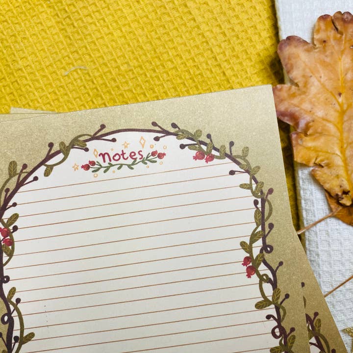 Split Moon Studios - Wholesale Notepad - NEW* Vintage Mushroom Notepad A6 To-Do List2