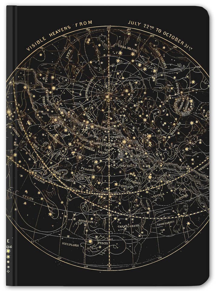 Astronomy Star Chart Hardcover - Dot Grid Page (Case of 6) for wholesale by Cognitive Surplus