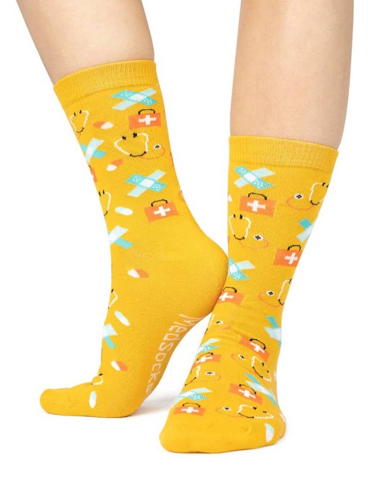Zorg Sokken Geel for wholesale by MedSocks