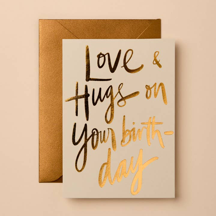 Foil Birthday Card | Premium Australian Stationery for wholesale by Gabrielle & Celine Greeting Cards Australia