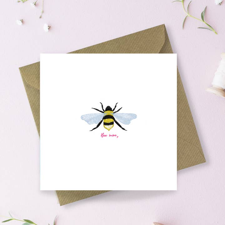 Bee Mine lykønskningskort for engroshandel hos Sayers Studio