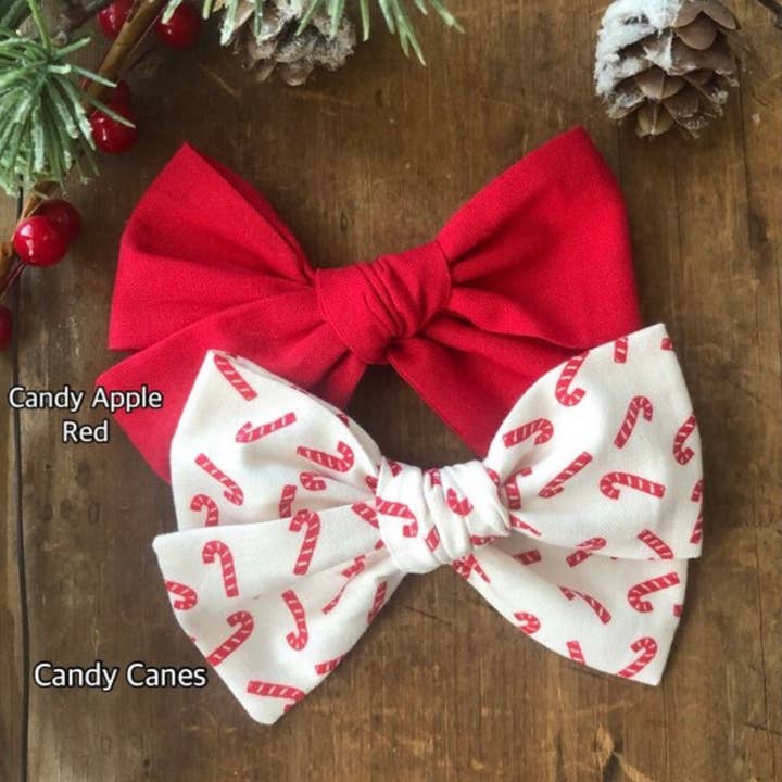 Christmas Hair Bows for Babies and Toddler Girls for wholesale by Brynn + Me
