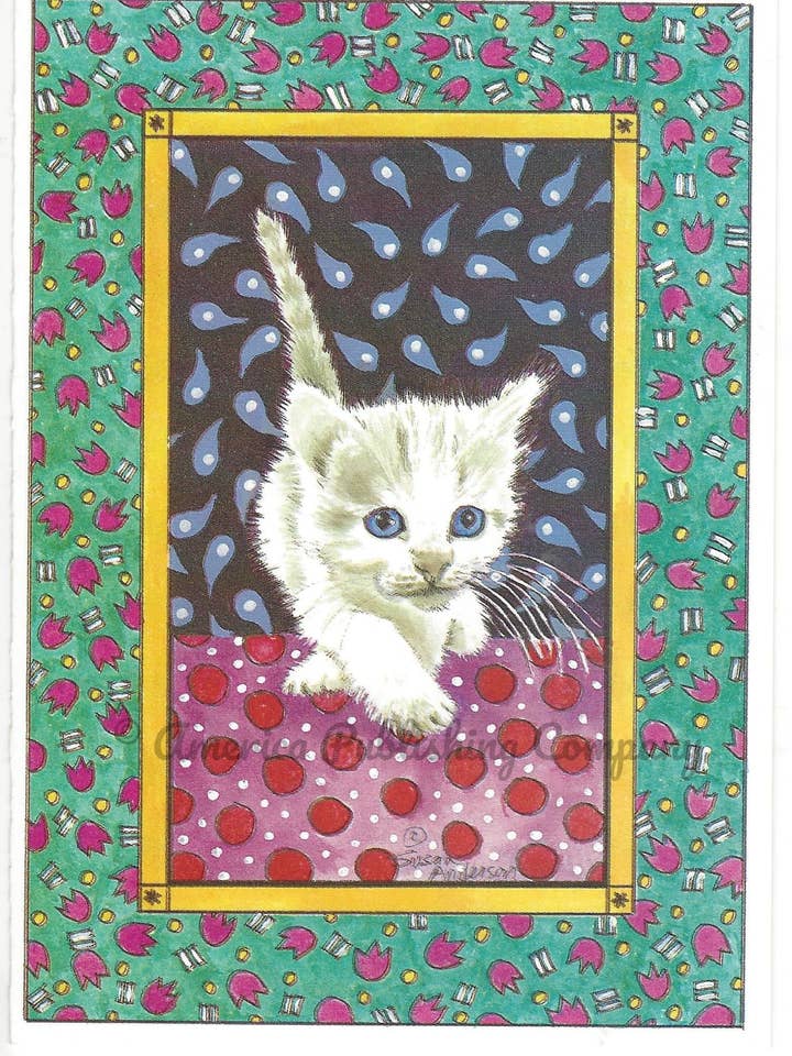 FeLines Birthday - Last Minute - White cat sneaked up for wholesale by FeLines