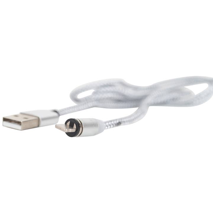 Silver Fast Charging 3 in 1 Magnet Cable for wholesale on Faire2