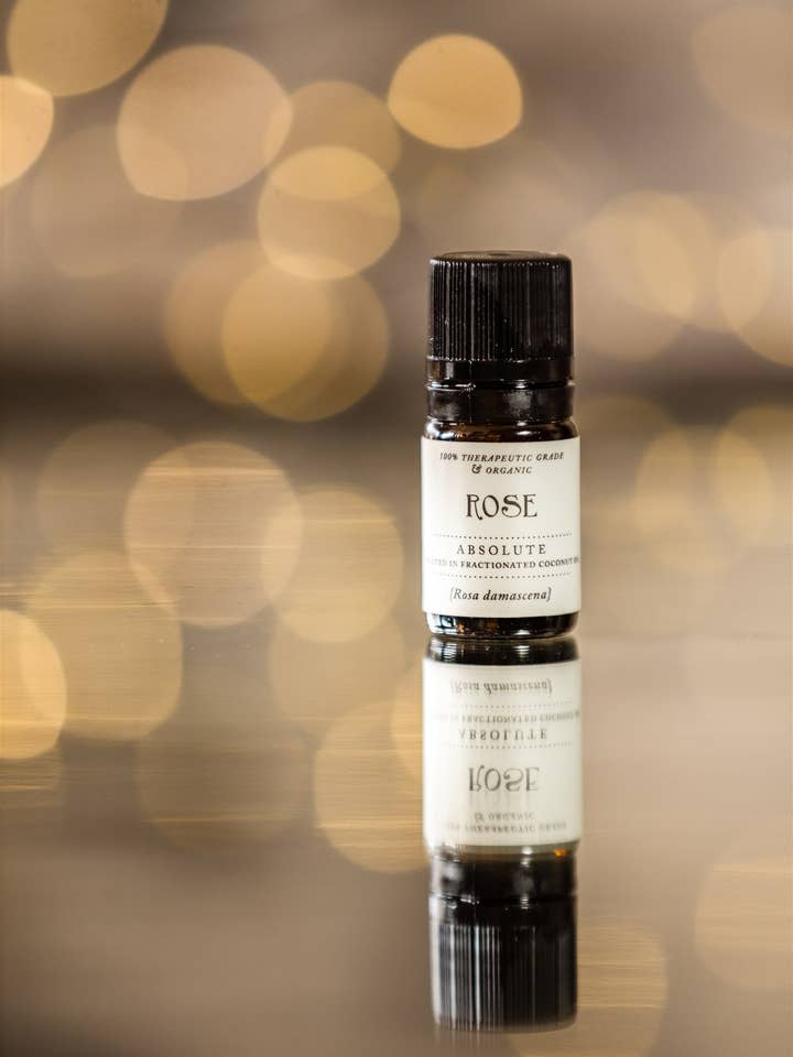 Rose Absolute Essential Oil for wholesale by Rooted Apothecary