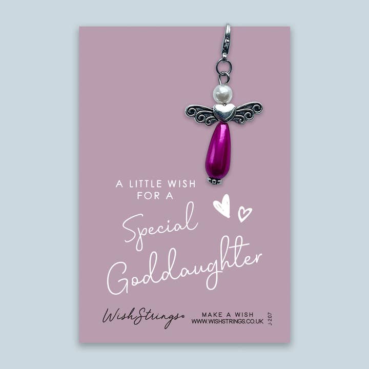 SPECIALE FIGLIOCCIA - Clip angelo dei desideri (J207) per la vendita all'ingrosso da parte di WishStrings