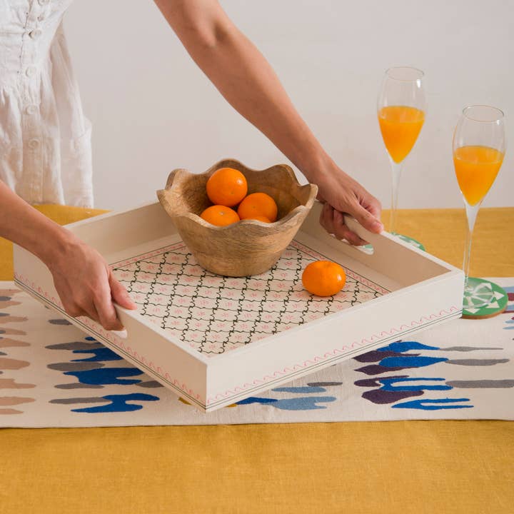 Mela Artisans - Wholesale Decorative Tray - Mehndi Trays