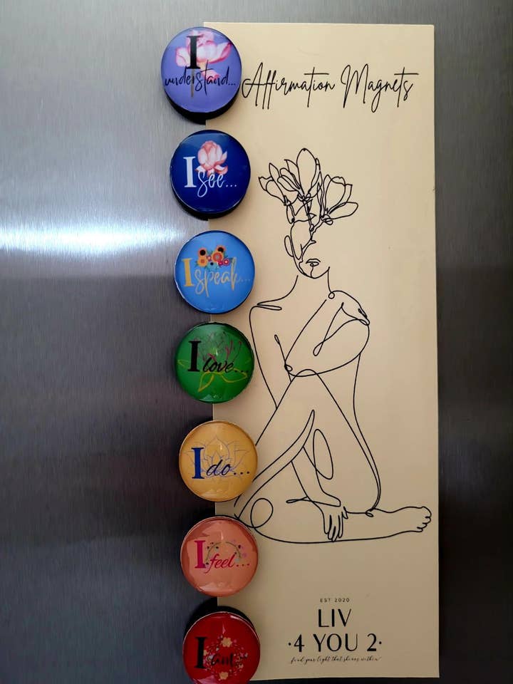 Affirmation Kühlschrankmag für den Großhandel von Liv 4 You 2